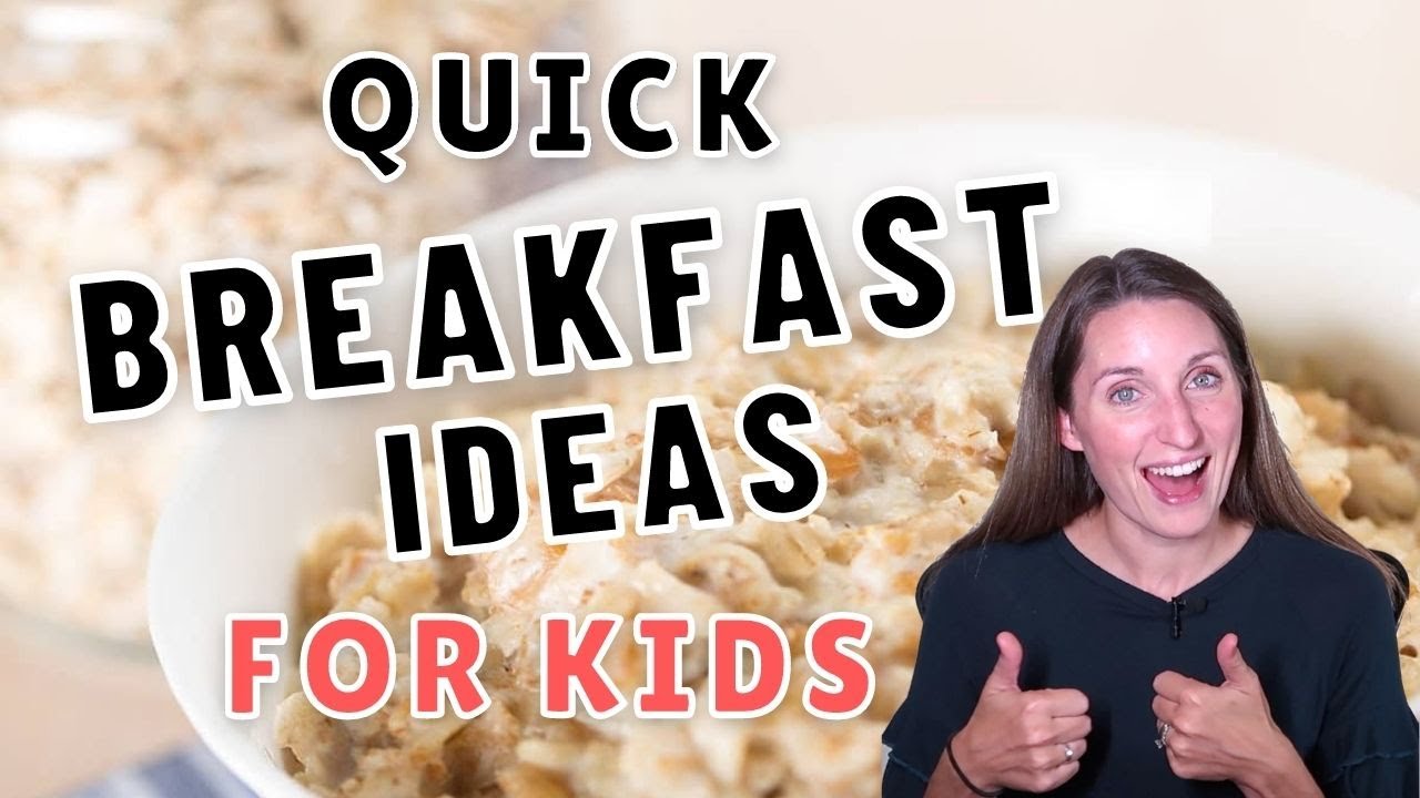 Breakfast Ideas That Kids Can Make Themselves! Quick & Easy Breakfast for School Days